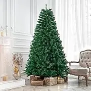 MXLATUU Christmas Tree, 1.5m Artificial Christmas Tree, 500 Branches Beautifully Dense Christmas Artificial Tree, Suitable for Christmas Decoration, Party, Indoor and Outdoor