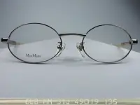 在飛比找Yahoo!奇摩拍賣優惠-信義計劃 眼鏡 Max Mara 日本製 復古橢圓框 金屬框