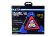 Brillar Emergency Mate 18.8cm Rechargeable Roadside Utility Light Hazard Torch