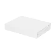 Phase 2 225TC White Polyester Cotton Fitted Sheet Combo Set King Single
