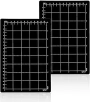 2pcs Die Cut Cutting Pads, 9x6 Inch Grid Magnetic Cutting Mats Magnetic Shims for Die Cutting with Inch and Centimeter Scale Magnetic Sheets for Die Cutting Machine