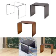 Acrylic Side Table Acrylic Step Stool Bedroom U Shape Acrylic End Table