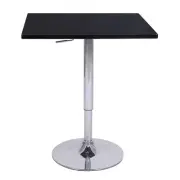 NEW! SET OF 4 MODERN SQUARE 24" ADJUSTABLE HEIGHT BAR STOOL PUB BELLY TABLES