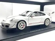 *SUPER RARE* Autoart 1/18 PORSCHE 911 997 GT3 RS 4.0 WHITE W/ WHITE RIM 78147