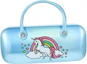 [LIFKOME] Elegant Pu Leather Glasses Case Portable and Sturdy Hard Shell for Sunglasses Trendy Pattern