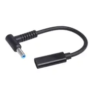 Type C Female Input to DC 4.5mm x 3.0mm Power PD Charge Cable For HP Laptop t
