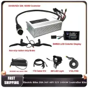 E-Bike 28A 36V 48V 52V 1000W Controller Display Kits For BAFANG G062 HUB Motor