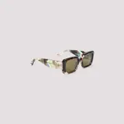 [Gucci] Gucci-Green And Brown Gg 1906s Acetate Sunglasses-Donna OS OS