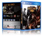 Infamous Second Son - Replacement PS4 Cover and Case. NO GAME!!