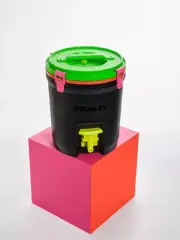 Stanley Adventure 2 Gallon Fast Flow Water Jug Black Neon