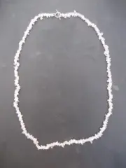 Rose Quartz Chips Necklace Gemstone Crystal Healing Romance Love