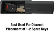 Master Lock Magnetic Key Holder Rust Free Key Hider Outside Inside Black