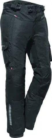 DANE Drakar waterproof Motorcycle Textile Pants, black, Size 50 for Men