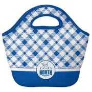 North Melbourne Kangaroos AFL Neoprene Cooler Shopping Bag Top Pocket with Zip and Handle