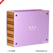 AT-1 DSP Car Amplifier 4 Channel DSD Audio Processor Output 4x100W For Car Audio