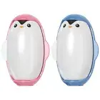 Penguin Lint Roller Reusable Lint Remover Portable Lint Roller (Pink and Blue) H