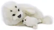 PLUSH SOFT TOY National Geographic 770820 Seal with Baby 42cm