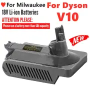 Replace Adapter For Milwaukee to Dyson V6 V7 V8 V10 SV12 Battery Convert Charger