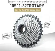Bicycle Chrome Freewheel 10 Speed Sprocket 11-32T Mountain Bike Fit SRAM SHIMANO