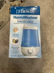Dr Browns Cool Mist Ultrasonic Humidifier For Baby With Diffuser And Night Light