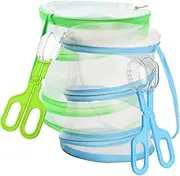 Insect Butterfly House Set 2 Pack Portable Mesh Cage Bug Catching Net for Outdoor Activities