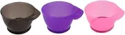 3pcs Hair Dye Tool Hair Coloring Bowls Mixing Bowl Hair Dyeing Bowl Hair Tint Cup Baking Bowl Highlighting Kit Color Bowls for Trifle Bowl Mixing Tint Bowls Salon Color Bowls Lids