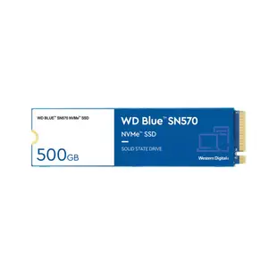 WD威騰 藍標 SN570 SSD固態硬碟 250G 500G 1TB M.2 PCIe NVMe 2280 五年保固