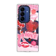 Galaxy Z Fold7 Clear Magnetic Case Transparent Junk Journal Stickers