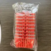 19 Pcs Red Mini Shopping Basket Shopping Cart for Kids Foodie Toy