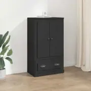 Highboard Black 60X35.5X103.5 Cm Engineered Wood