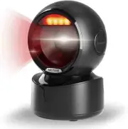 Desktop 2D QR Barcode Scanner, A5 Hands-Free Omnidirectional USB Barcode Reader