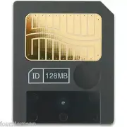 128 MB MEG SMART MEDIA SM MEMORY CARD 3.3V SSFDC YAMAHA QY 100 SEQUENCER CD ZW2