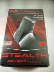 McDavid Stealth Ankle Brace w/Flex-Support Stays for Cleats Size Small
