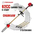 TDKMAN Pole Chainsaw Chain Saw Brush Cutter Brushcutter Tree Pruner Garden Tool