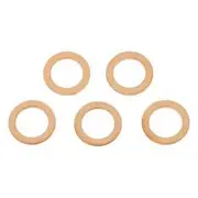 Aunger 5pk Sump Plug Washers Solid Copper Universal 12Mm X 18Mm X 1.5Mm - ASPW2