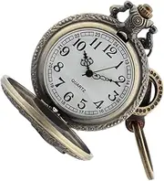 [WOFASHPURET] Key Chain Watch Christmas Stockings Number Necklace Vintage Watch Digital Watch Pocket Watch Of The Lid Watches Christmas Plushies Retro Hanging Watch Top Layer Cowhide