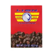 Lion California Seedless Raisins, 1.5 Oz Box, 36 Per Pack