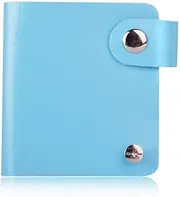 1 Piece 26 Slots Nail Stamping Plate Holder Case Stamping File Sleeve Storage Nail Art Printing Template Card Holde for Round Square Rectangular Nail Art Stamp Plate (Blue)