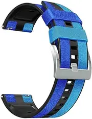 [BKUANE] Silicone+Leather 22mm Smart Watch Band For Garmin Venu 2 VENU2 Vivoactive 4 Wrist Strap Forerunner 745 Watchband Bracelet Correa