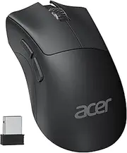 acer Wireless Mouse, 1200 DPI Computer Mouse Wireless with 2.4GHz USB A Receiver, 5 Buttons Compatible with PC, Laptop, Desktop (Black)