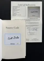 Bill Gates Signed Source Code: My Beginnings Book JSA LOA Microsoft Founder
