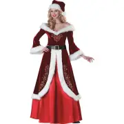 Halloween Express Womens' Mrs. St Nick Costume XL
