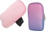 LABRIMP 2pcs Water Bottle Pouch Tumbler Holder with Ergonomic Handle Heat Resistant Slip Design Cloth for Gym Outdoor Activities Convenient Water Bottle Sling