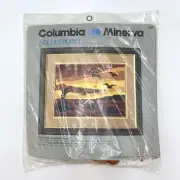 Columbia Minerva Needlepoint Pacific Sunset Longstitch Picture Crewel Kit #2100