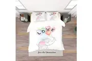 3D Elephant Balloon Quilt Cover Set Bedding Set Duvet Cover Pillowcases SF152