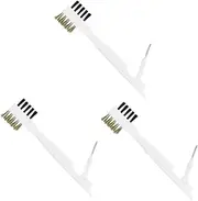 Vaguelly 3pcs Wire Brush Cleaning Brush for Gas Stove Durable Stiff Bristle Scrubber Tool for Kitchen for Window Grooves and Tiles Cleaning