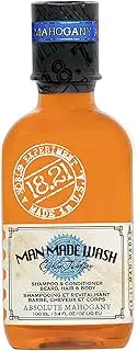 1821 Man Made Absolute Mahogany Shampoo, Conditioner and Body Wash 100 ml