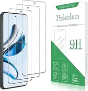 Pokolan 3 Pack Screen Protector for OPPO A58 4G Tempered Glass, 9H Hardness, Case Friendly, Anti Scratch, Bubble Free, Easy to Install