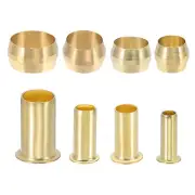 160Pcs 1/4" 5/16" 3/8" 1/2" Compression Sleeves Ferrules and Insert