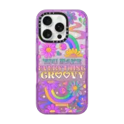 iPhone 16 Pro Impact Case MagSafe Compatible Make Everything Groovy